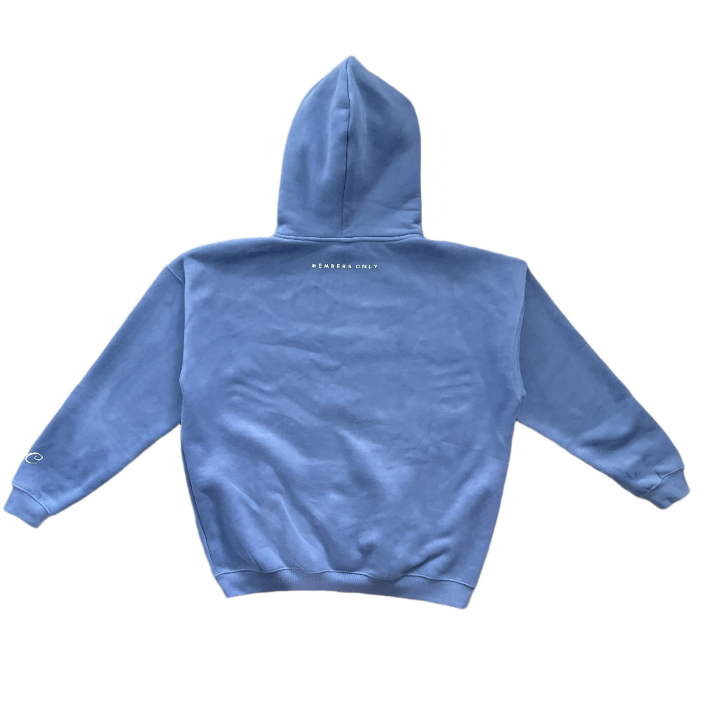 Satin Blue Hoodie