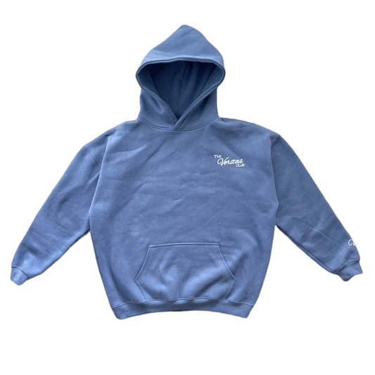 Satin Blue Hoodie