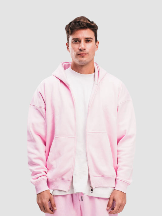 Light Pink Studio Zip-ups